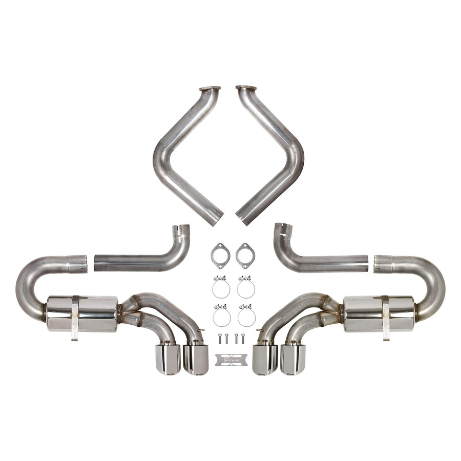 Blackheart Hooker 70401343-RHKR Exhaust System with Mufflers Axle-Back