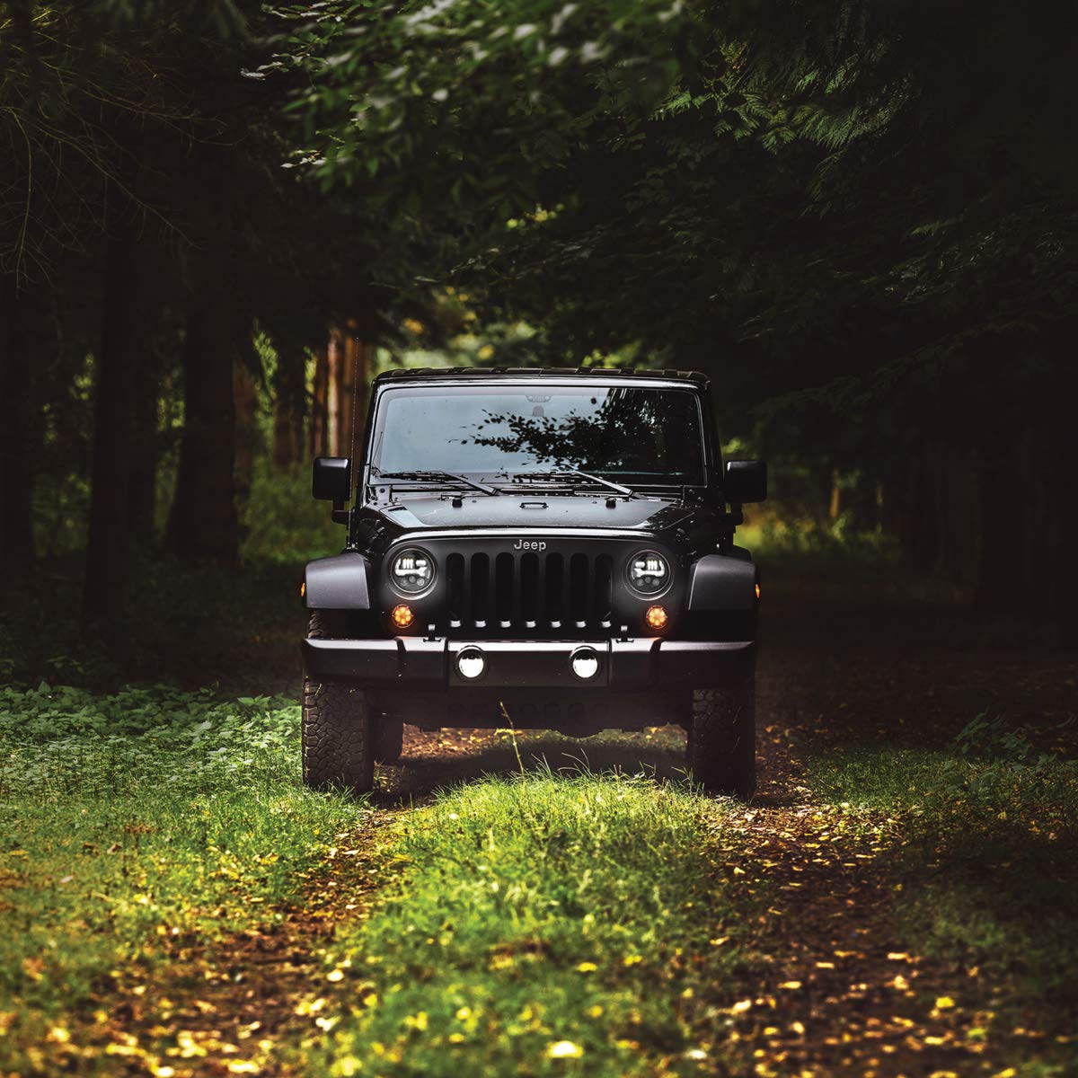Jeep LED Headlights J.W. SPEAKER Model Evolution J3