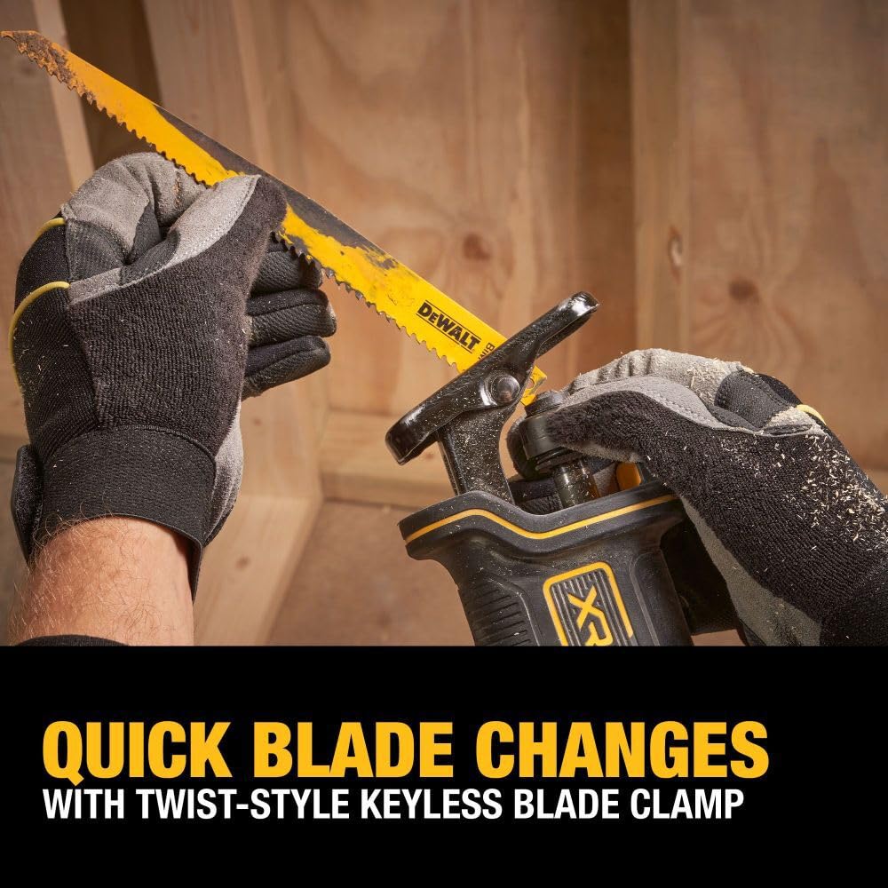 20V MAX DEWALT Reciprocating Saw, Cordless, Battery and Charger Included (DCS382H1)