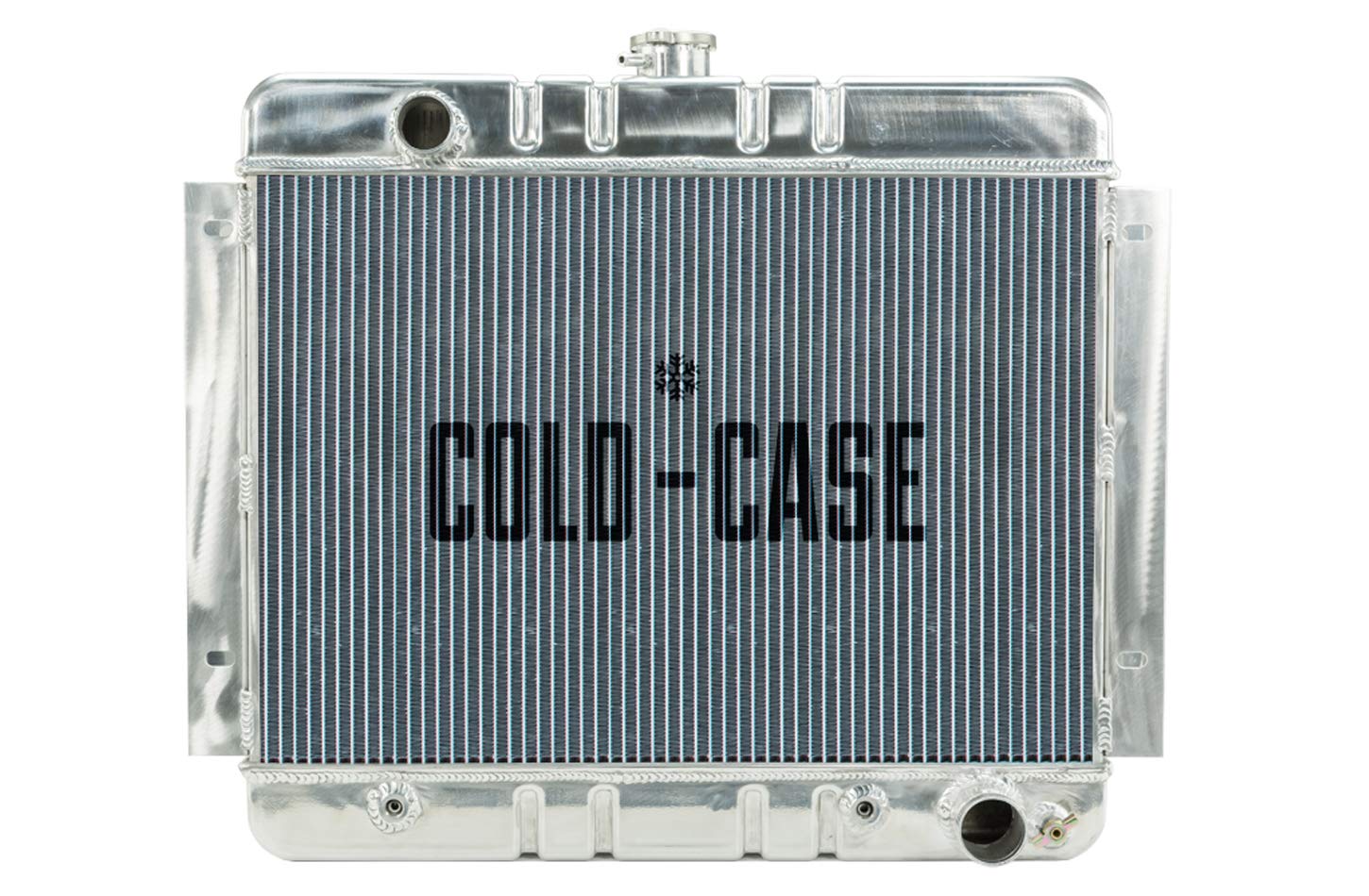 62-67 Chevy Nova Radiator r AT, COLD - CASE, Silver, CHN540A