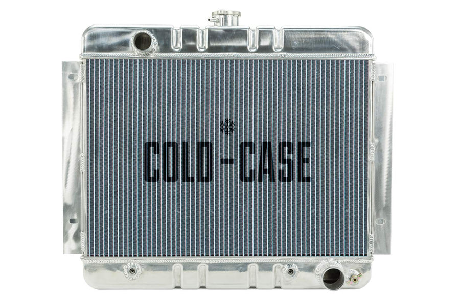 62-67 Chevy Nova Radiator r AT, COLD - CASE, Silver, CHN540A