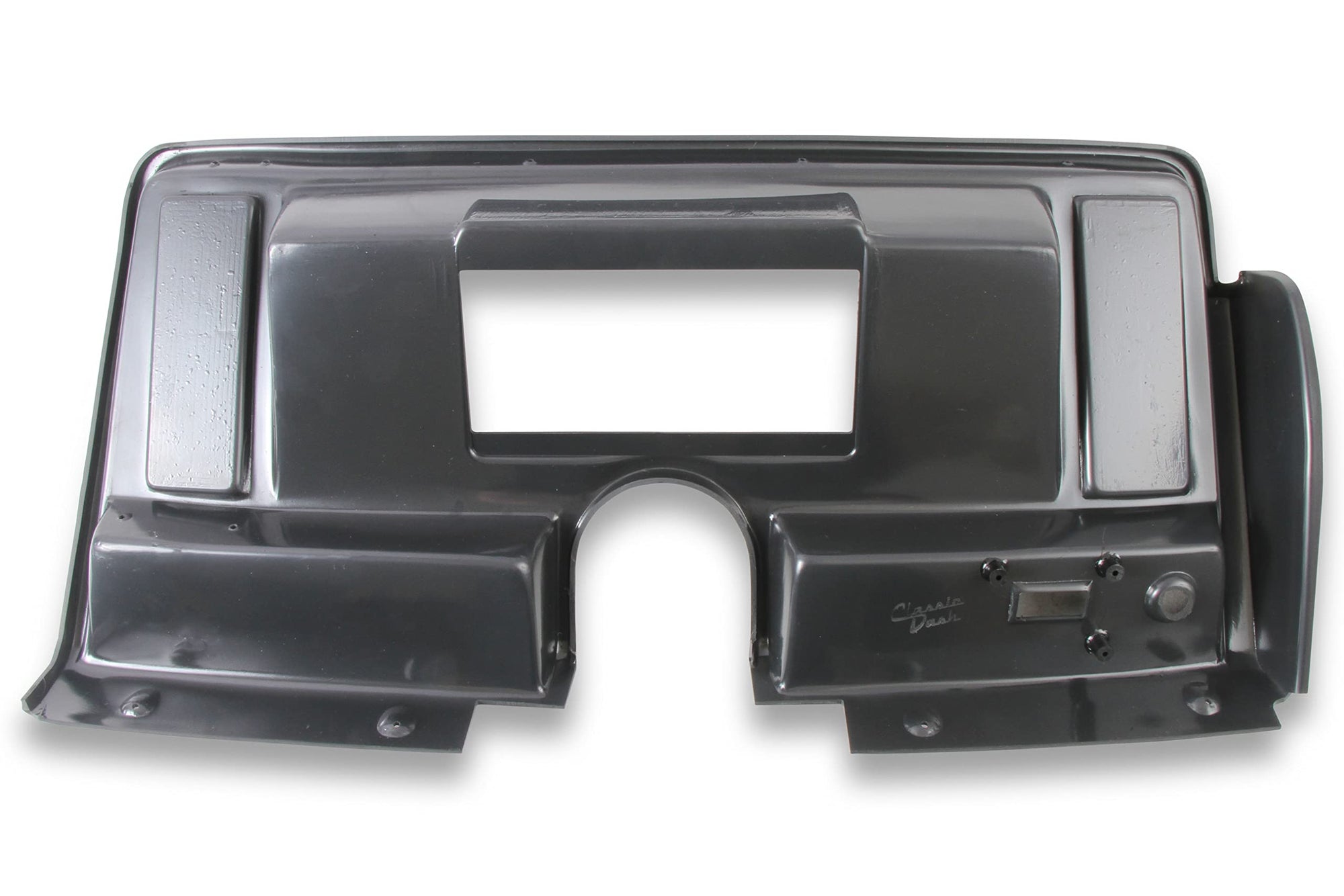 Dash Bezel Holley EFI 553-386 - without A/C Vent Opening - Black