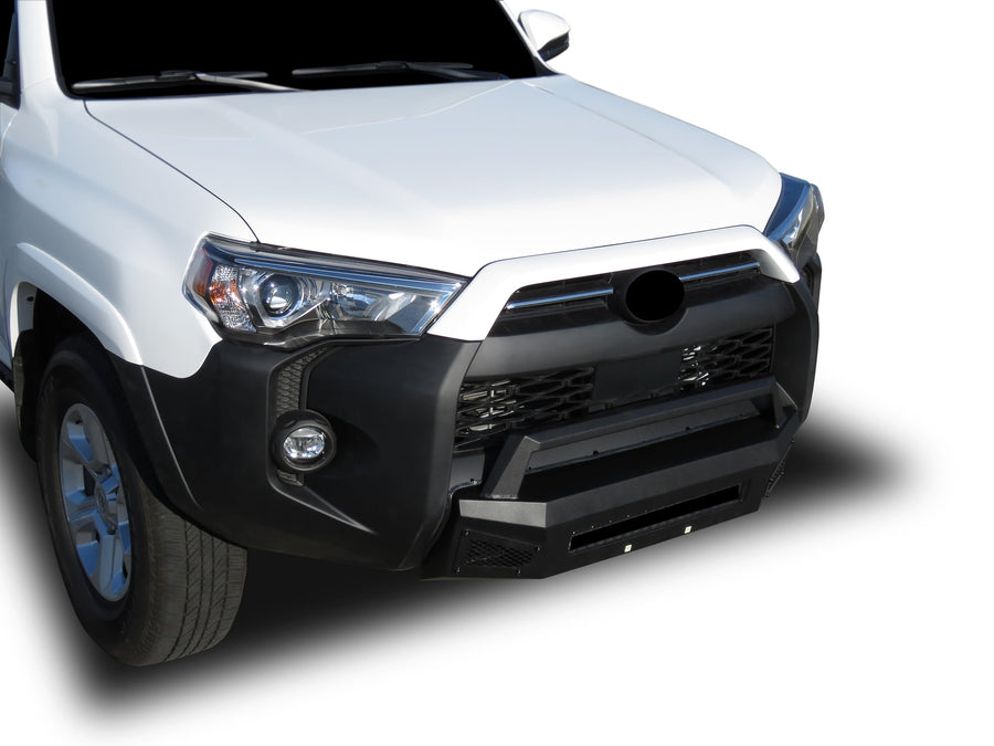 Armour III Black Horse Light Duty Front Bumper Textured Black Compatible with 2014-2024 Toyota 4Runner(Excl. Limited, Nightshade Edition and 22-24 TRD Sport)-AR3LD60NL