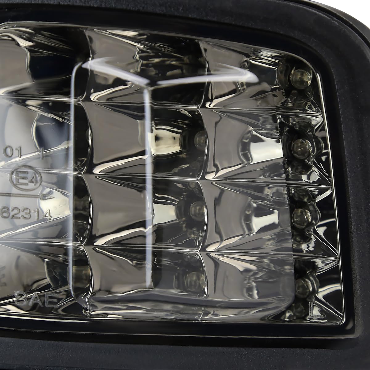 Smoke Sequential LED Bumper Lights Spec-D Tuning Compatible with 2015-2021 Subaru Impreza WRX/STI, L+R Pair Assembly
