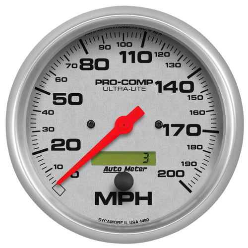 Auto Meter Ultra-Lite In-Dash 4490 Electric Speedometer