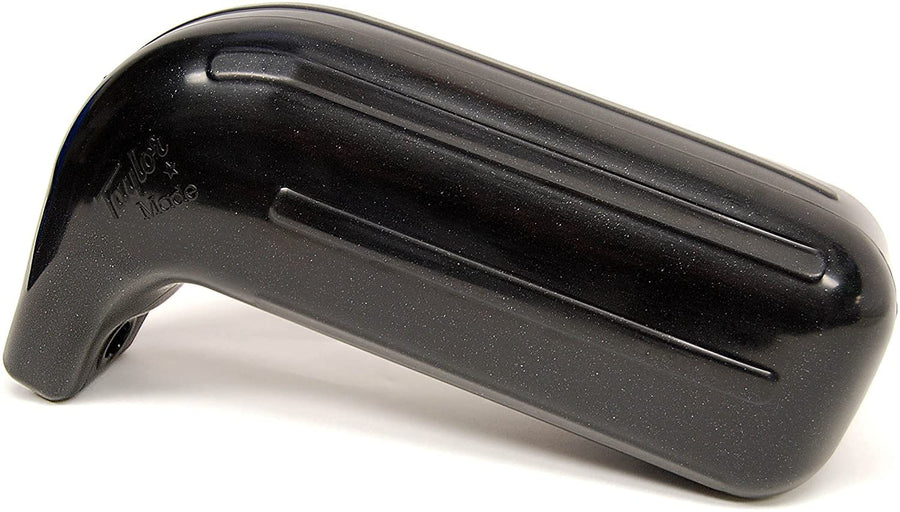 Taylor Made Products Low Freeboard Boat Fender 31008, 7 x 12 inch, Metallic Black