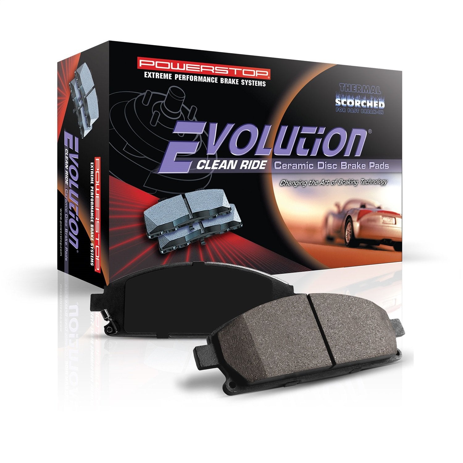 Power Stop Z16 Evolution 16-1379 Front Ceramic Brake Pads For Chevrolet Cobalt 2008-2010, Chevrolet HHR 2008-2010 [Model Specific]