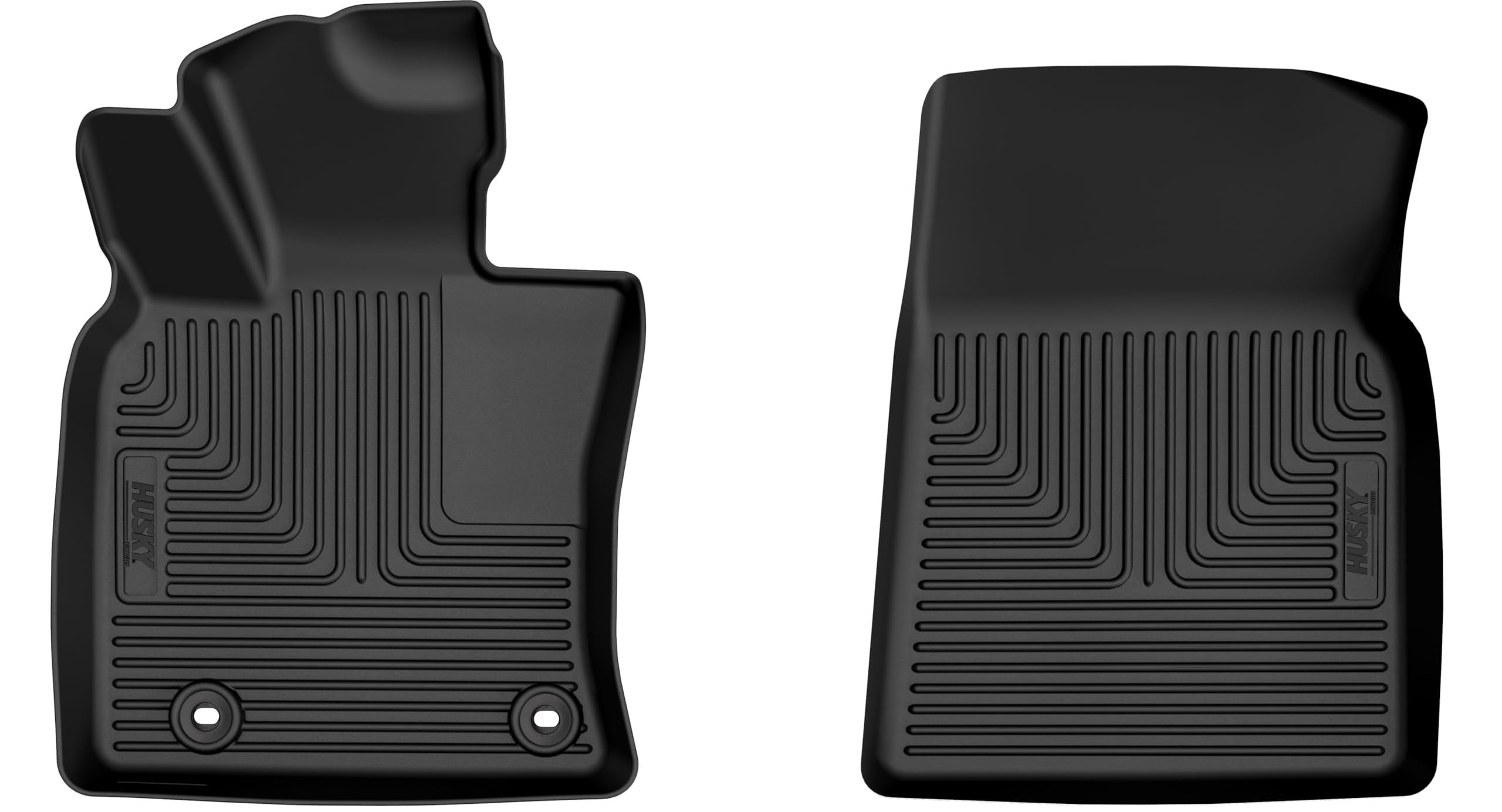 Husky Liners Floor Mats X-act Contour | Fits 2025-2026 Toyota Camry | Front Row, 2-pc Black - 55171