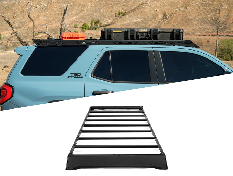 Offroad DV8 Spec Series Roof Rack for 2025-2026 Toyota 4Runner | Strong & Sleek Design for Securely Transporting Your Gear in Style | Side & Rear Light Mounts | Aluminum & Steel Construction