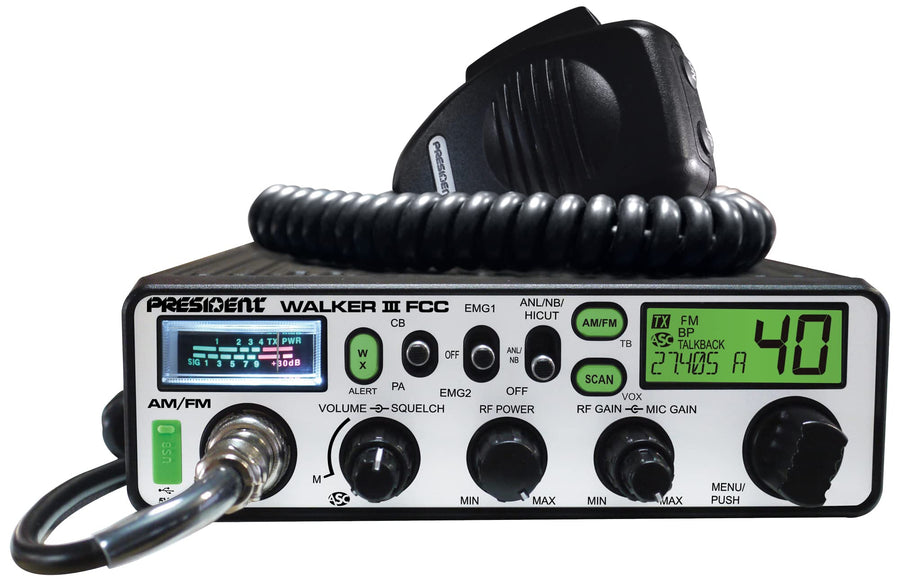 Walker III President FCC AM/FM CB Radio