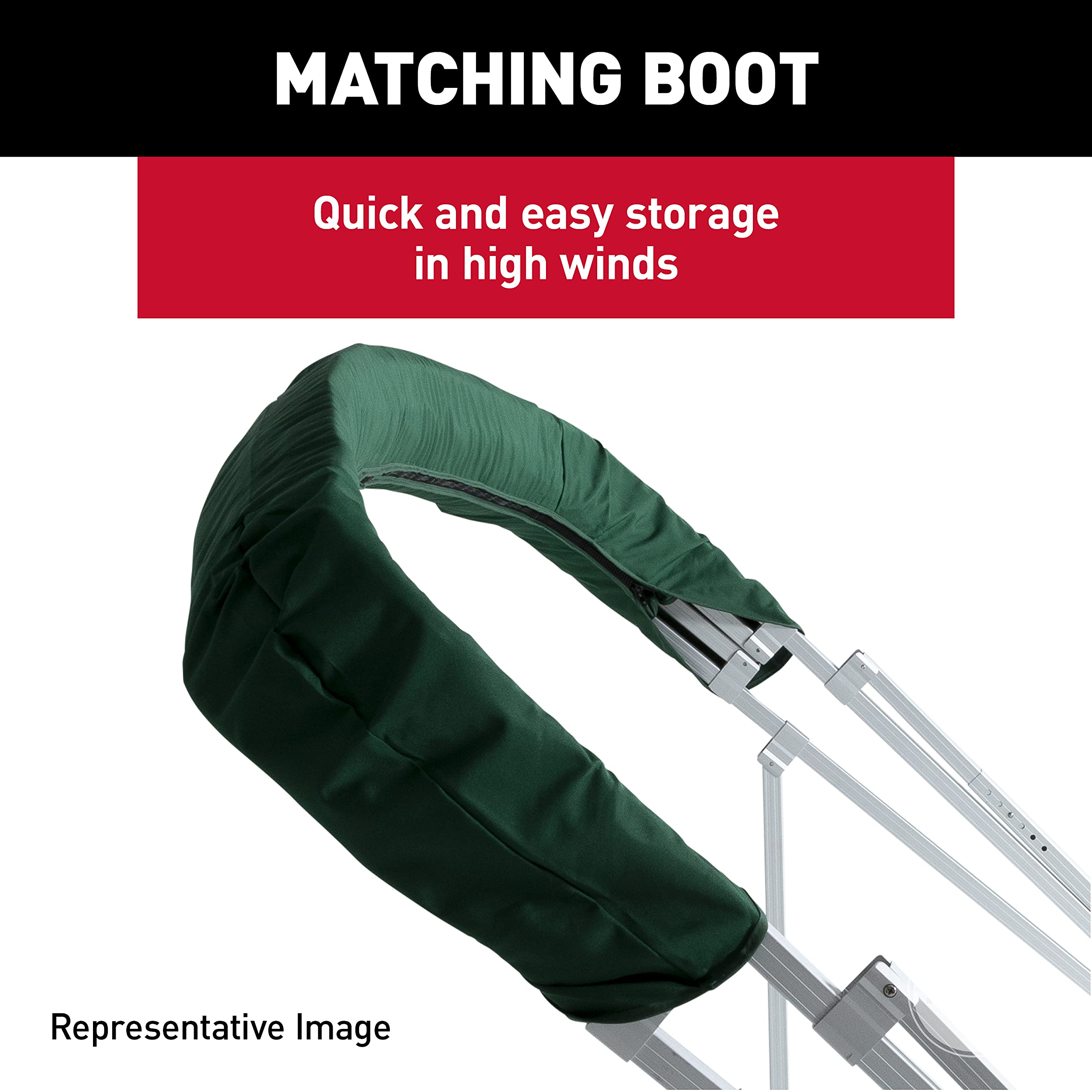 Taylor Made Products Bimini Top Manual Kit 8' or 10' Long with 8' Wide Beams for Pontoon Boats Includes Frame + Fabric + Storage Boot + Hardware