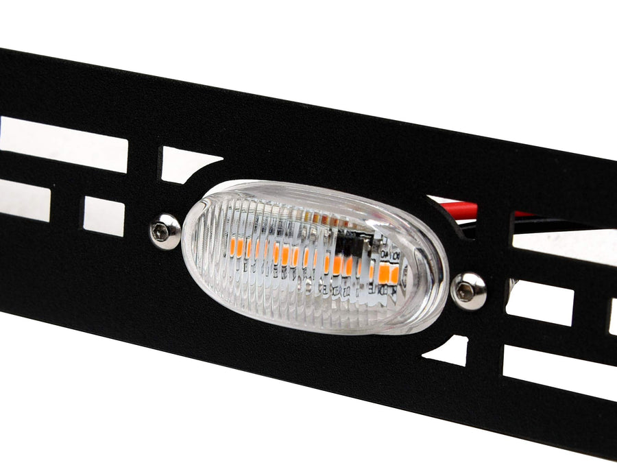 Hood Grille Insert Armordillo USA 7180161 with Clear Lights Fits 2014-2020 Toyota Tundra
