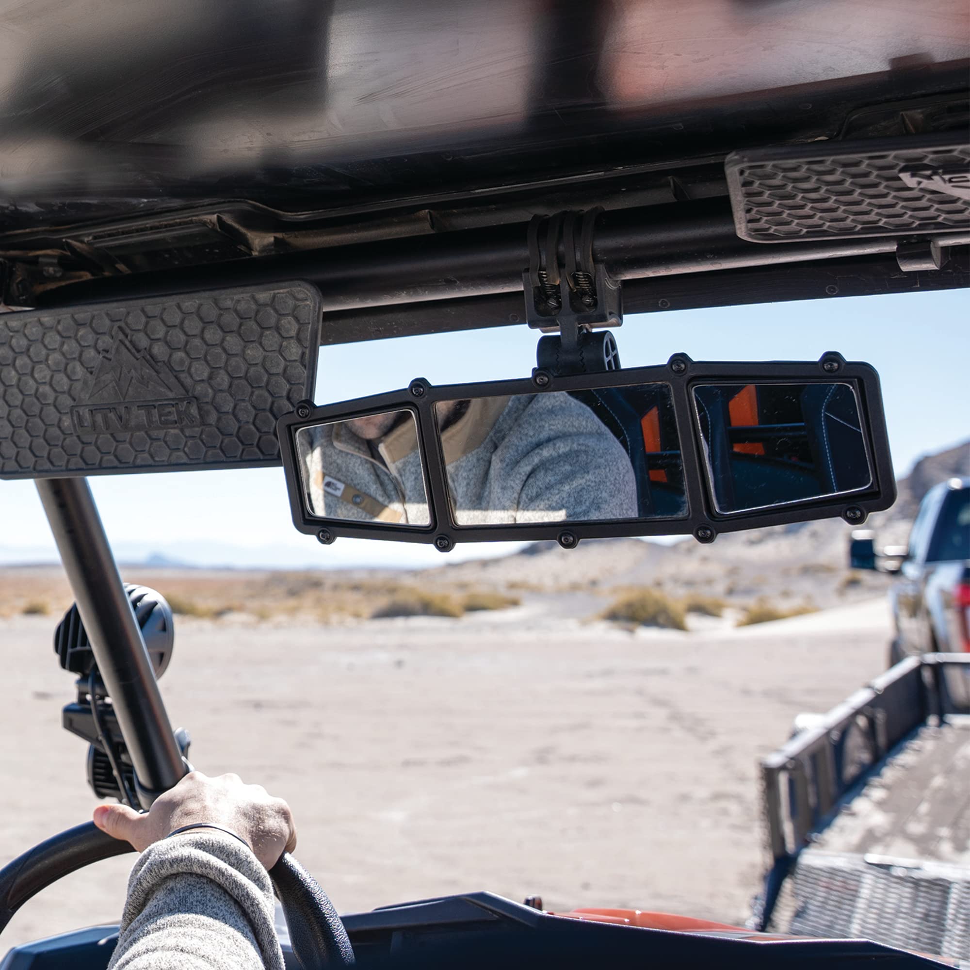 UTVMIRCTR-ES1 Elite ATV Tek Deluxe Adjustable Mount Rear View Mirror