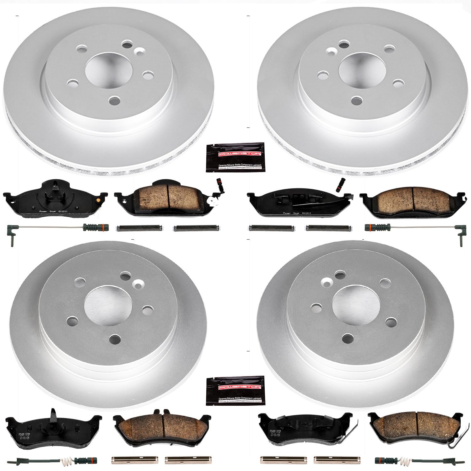 Power Stop Z23 Evolution Geomet® Coated Brake Kit Front and Rear