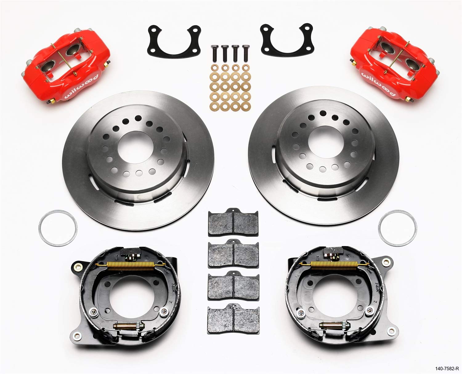 P/S FDLI Park Brake Kit, Red