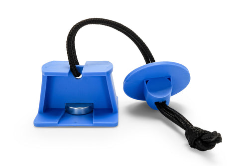 Adjustable Camco 44105 RV Fridge Door Block, Blue