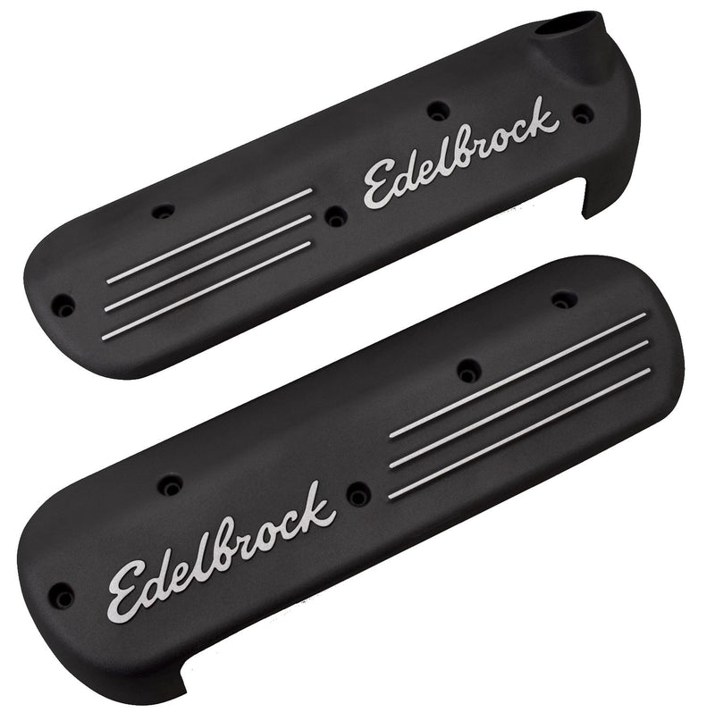 Black Edelbrock Coil Cover for GM LS 99+, Multi, One Size