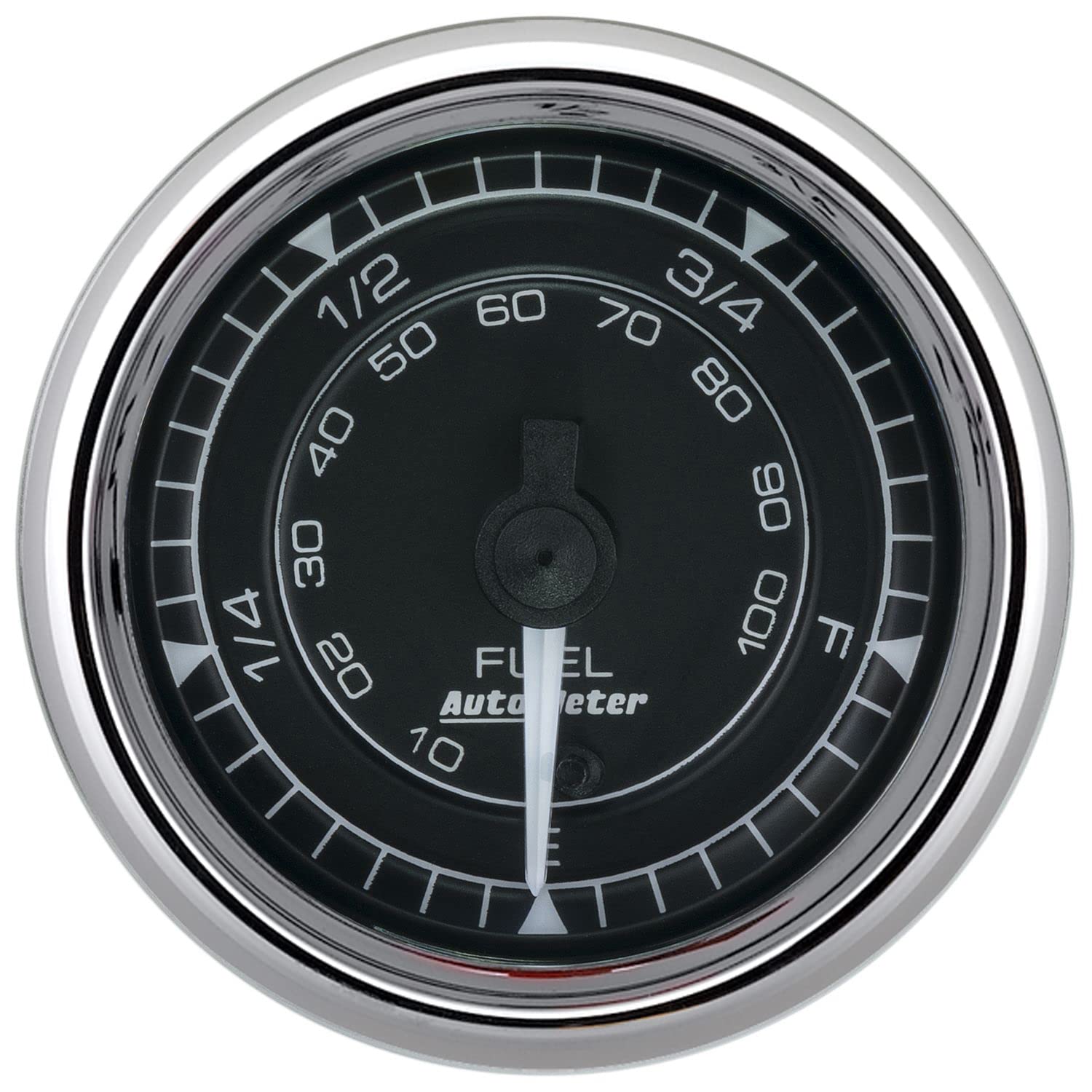 Fuel Level Gauge Auto Meter 9710 0-280Ω Programmable Chrono Chrome