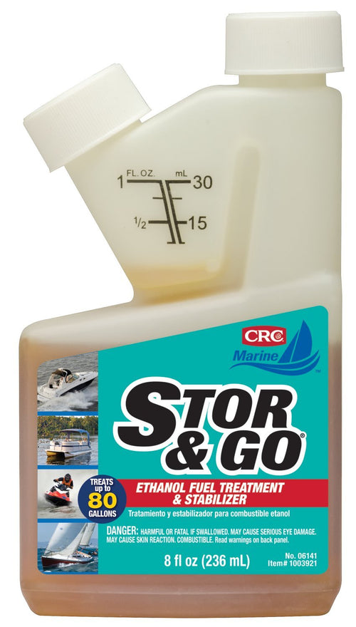 Ethanol Fuel Treatment & Stabilizer CRC Stor & Go, 8 Fl Oz,06141