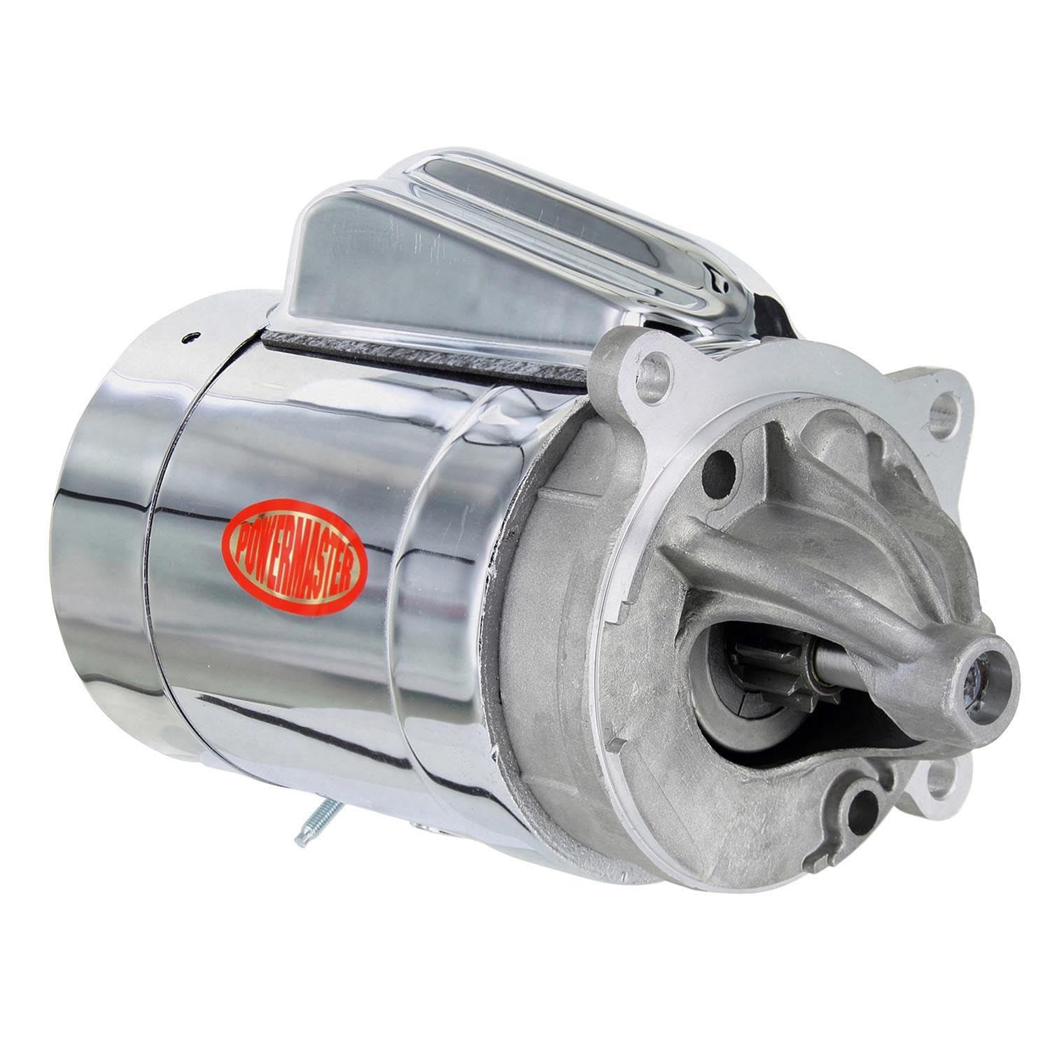 Str 4.5" Ford [BB] FE 3 Ear MTG Powermaster 1963 1/2, 1965 & UP 184T Flyw Chrome w/Natural DE