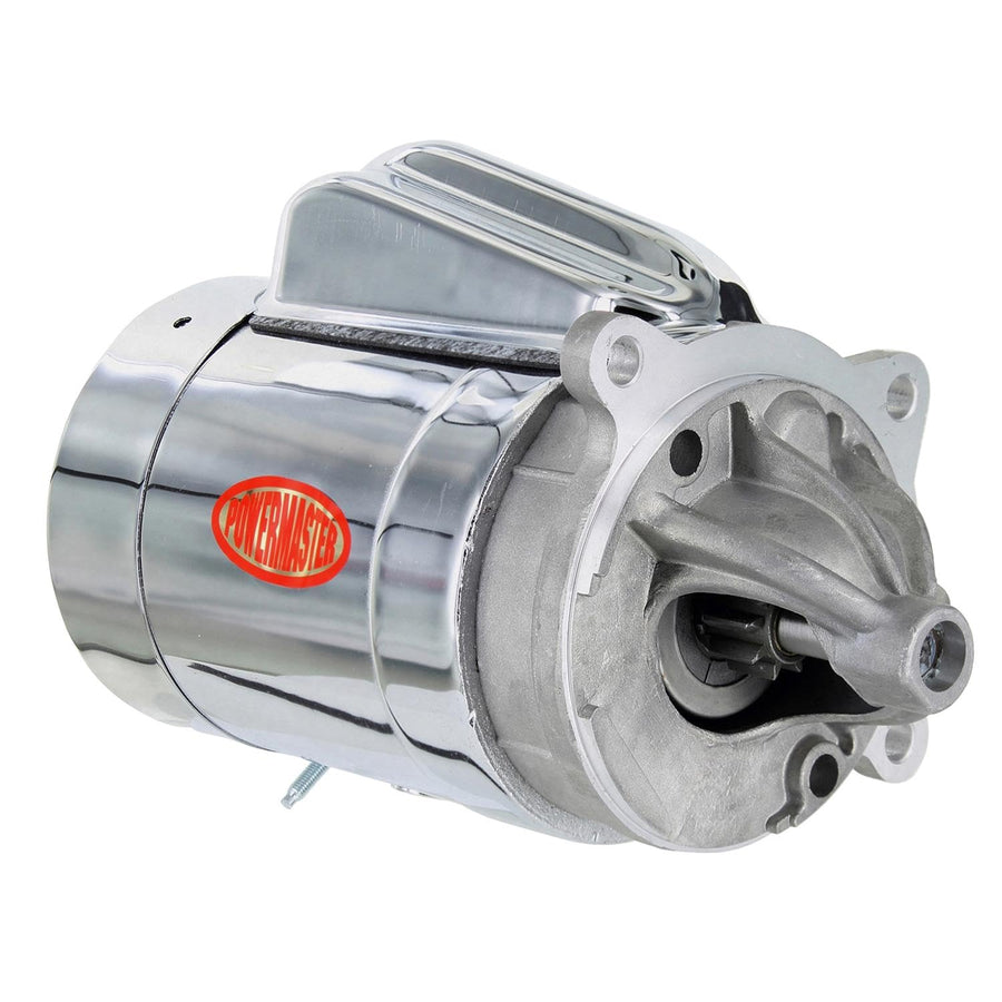 Str 4.5" Ford [BB] FE 3 Ear MTG Powermaster 1963 1/2, 1965 & UP 184T Flyw Chrome w/Natural DE
