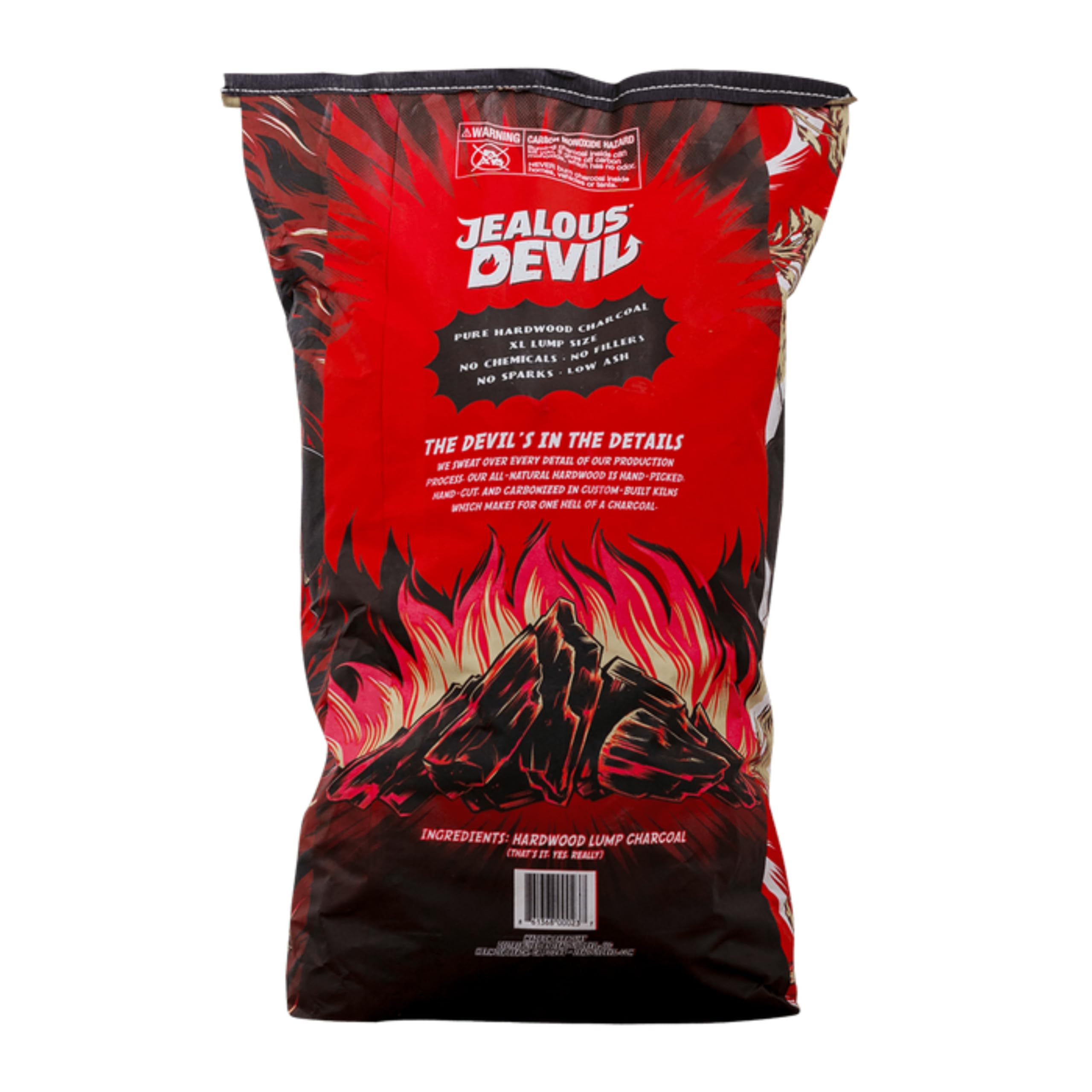 All Natural Jealous Devil Hardwood Lump Charcoal - 20LB