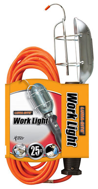 25' Coleman Cable 00681 18/3 Metal Ground Work Light