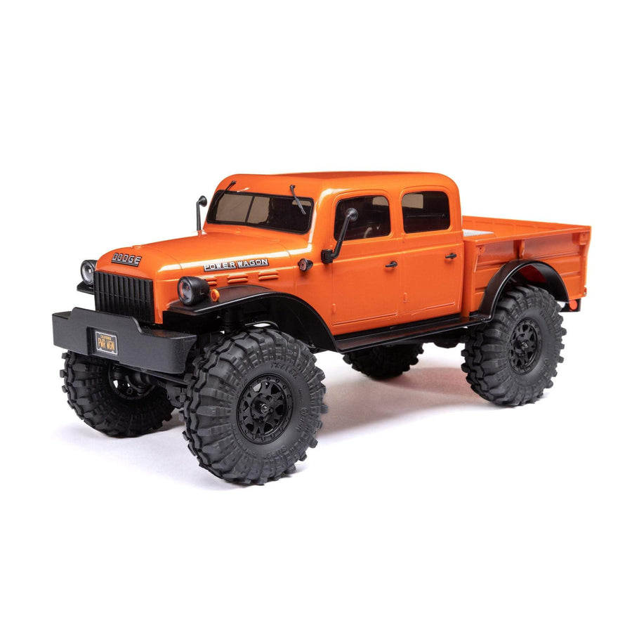 Axial RC Truck SCX24 4 Door Dodge Power Wagon Orange1/24 4 Wheel Drive-RTR (Included Everything Needed to Run) AXI00007T1