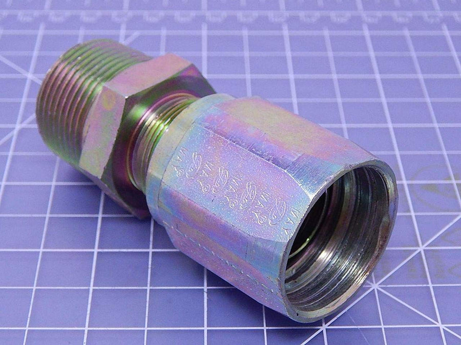 Gates Field Attachable 16C5-16RMP for C5C, C5D and C5M Hose, Male Pipe NPTF, 30 Cone Seat, Steel, 7/8" ID