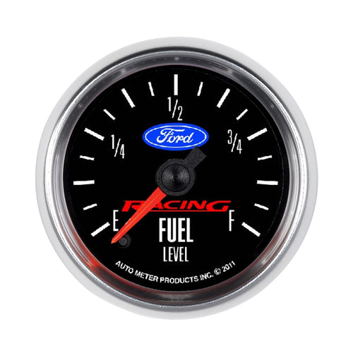 Ford Racing Series Auto Meter 880400 Electric Fuel Level Gauge