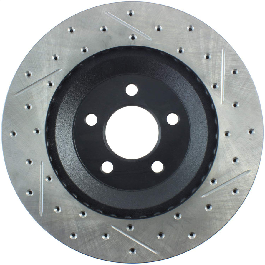Sport Drilled/Slotted Brake Rotor StopTech 127.61045R (Front Right), 1 Pack