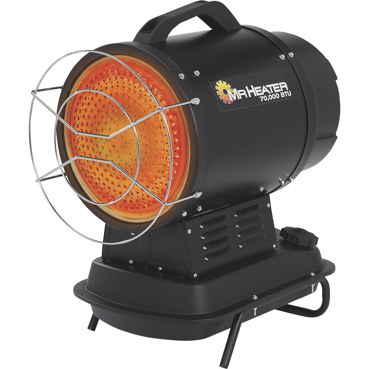 Mr. Heater 70,000 BTU MH70KTFR Portable Kerosene Radiant Heater with Quiet Burner Technology for Jobsites, Workshops, Or Large Outdoor Areas
