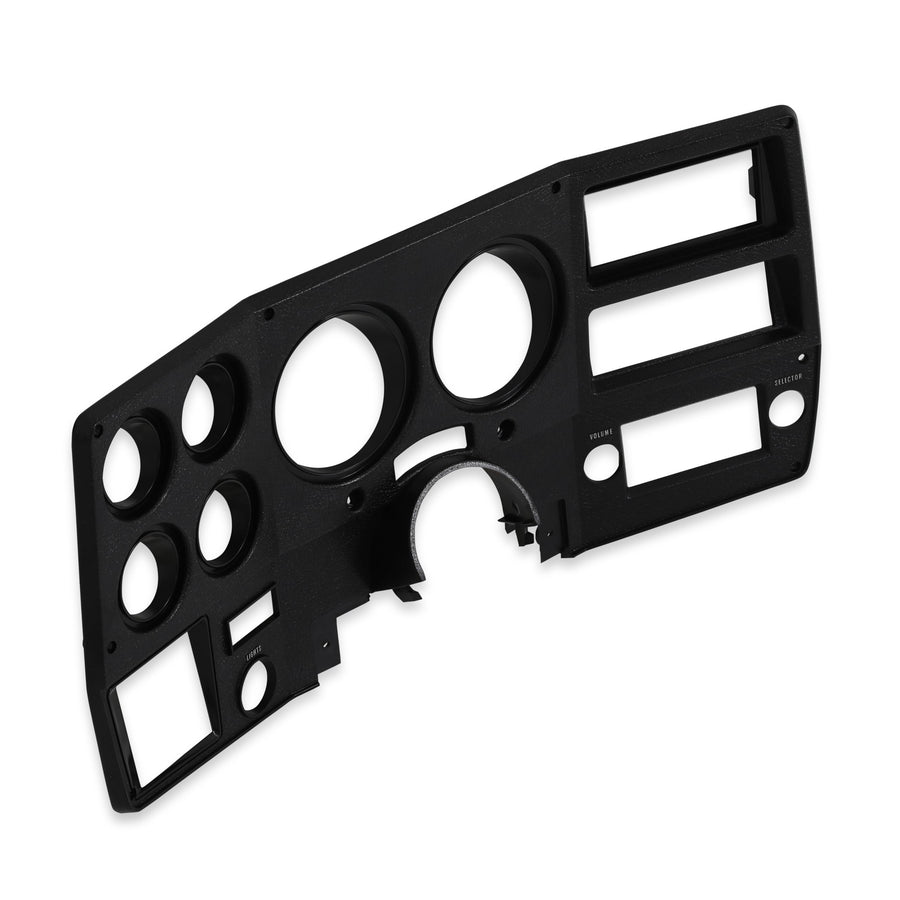 INST776 Brothers Trucks Instrument Cluster Bezel - With A/C - Black/Chrome