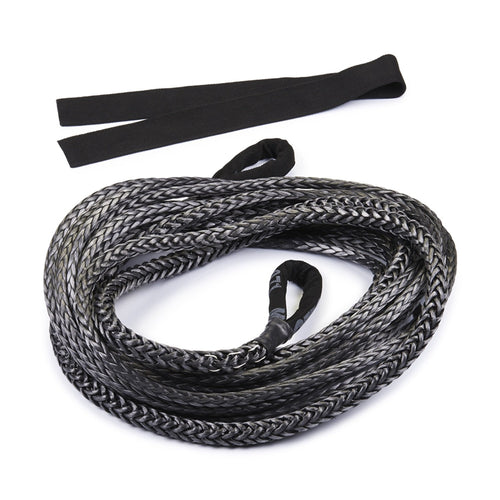 Spydura Pro WARN 93326 Synthetic Winch Cable Rope Extension with Loop Ends: 7/16" Diameter x 50' Length, 9 Ton (18,000 lb) Capacity