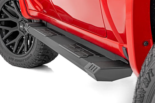 Rough Country HD2 Running Boards for Dodge Ram 1500/2500/3500 (2003-2010) - Quad Cab 5" Wide Non-Slip Step, Easy Bolt-on Install