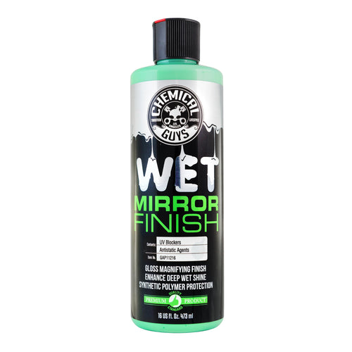 Chemical Guys High Gloss Wet Mirror Finish Glaze - Reflective Shine Enhancer & Car Paint Glaze for Trucks, SUVs, Motorcycles, and RVs - Safe for Clear Coat, Chrome, and Paintwork, 16 oz