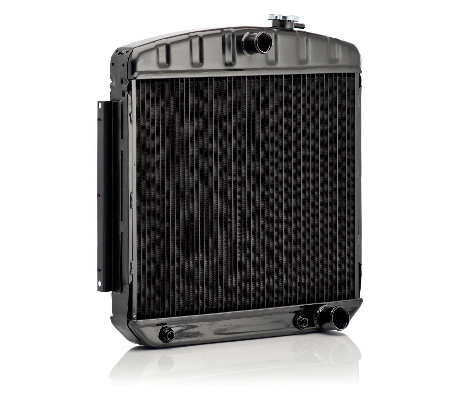 Be Cool 17002 Downflow Black Finish Restoration Radiator
