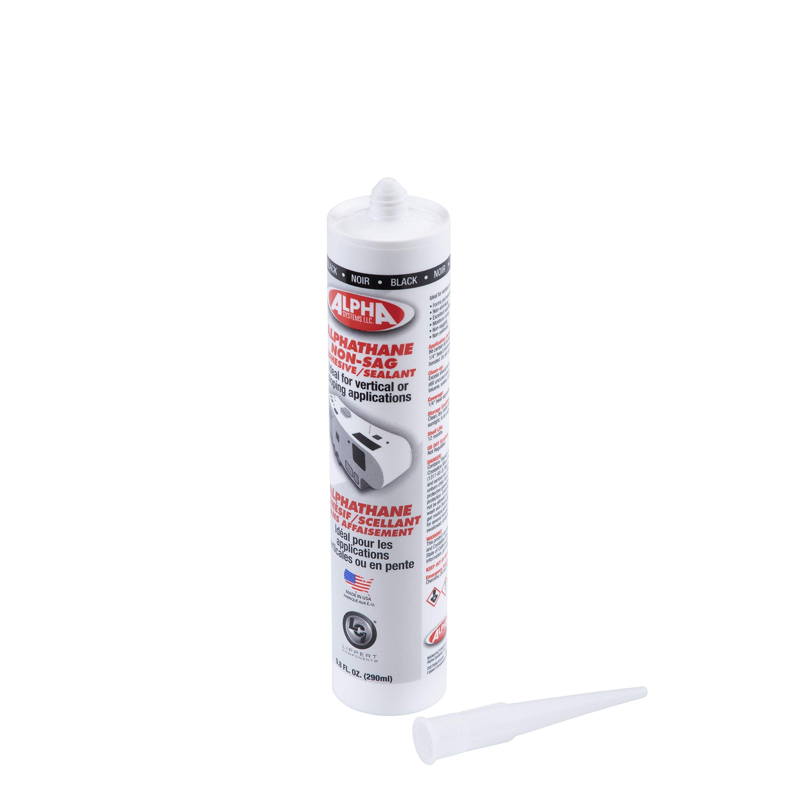 Non-Sag Sealant 5160 ALPHATHANE for 5th Wheel RVs, Travel Trailers and Motorhomes