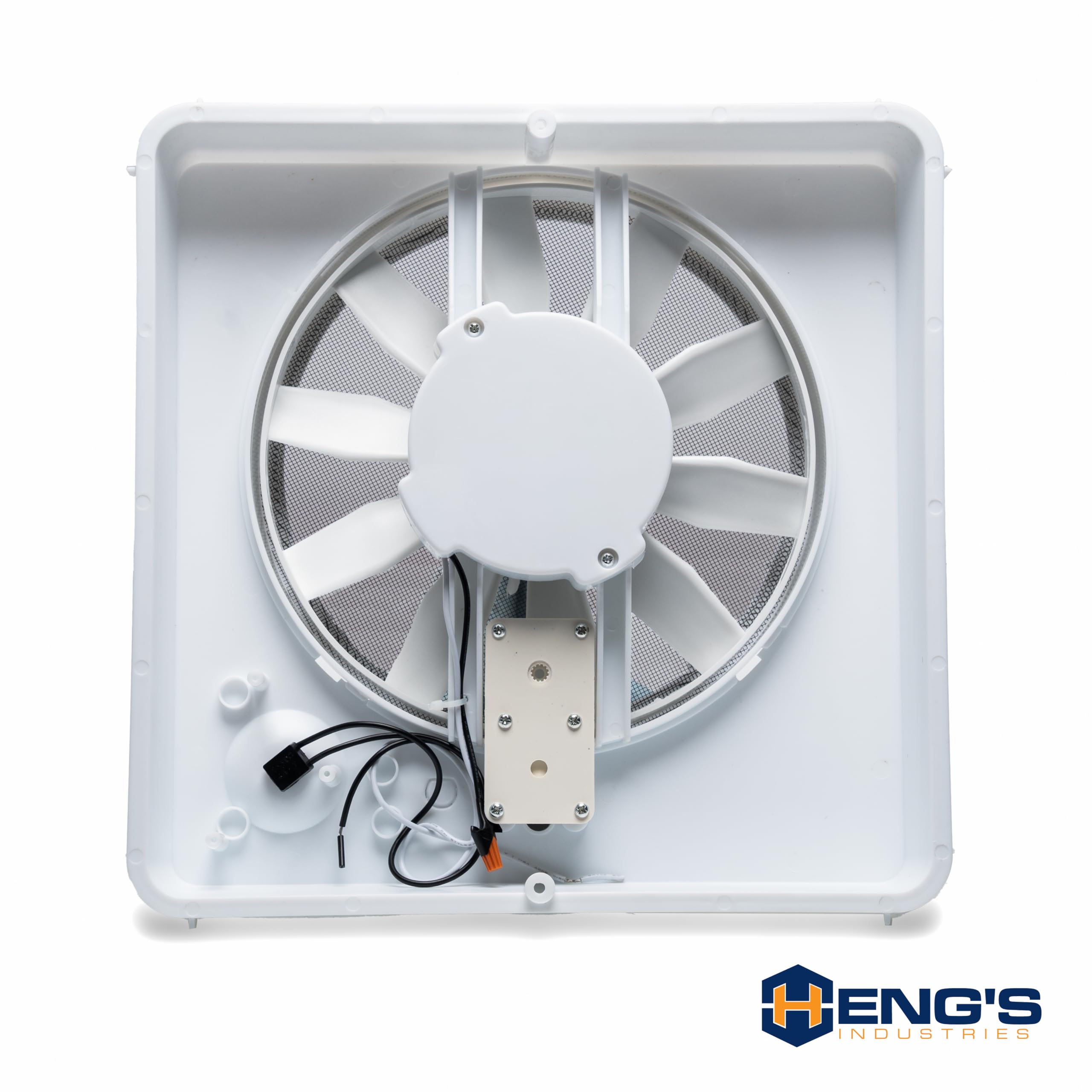 90043-CR HENG'S INDUSTRIES Vortex I Upgrade Kit | 12V RV Vent Fan | Powerful Airflow & Ventilation | Easy Install for RVs, Campers, Trailers & Motorhomes | White, Durable, Energy-Efficient Design