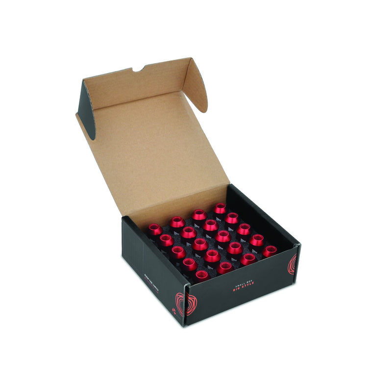 Mishimoto Aluminum Locking Lug Nuts - MMLG-125-LOCKRD, M12 x 1.25, Red