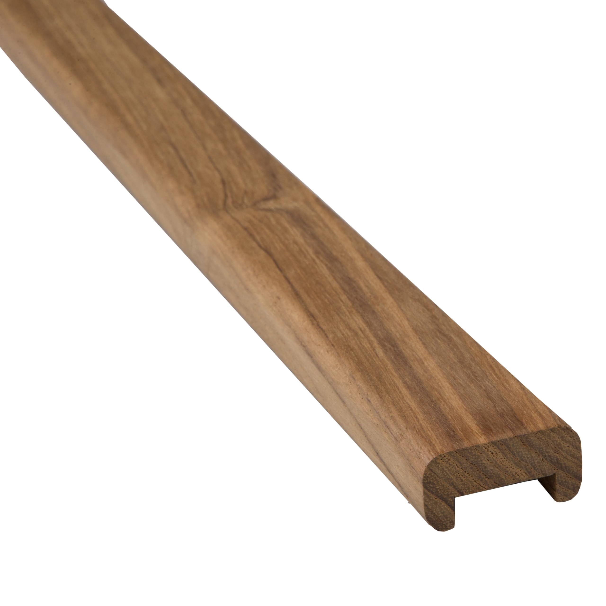 Teak Whitecap 60825 Straight 5/8" H x 1-3/16"W with 3/4" Gap - 5' Length Bulkhead