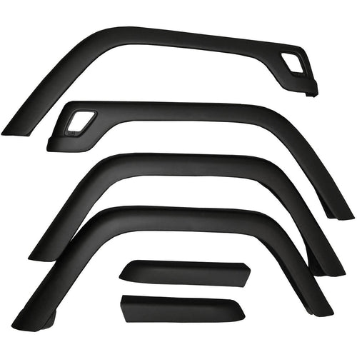 11603.01 | Omix-Ada | Fender Flare Kit, 6 Piece, Factory Style | OE Reference: 4207 | Fits 1997-2006 Jeep Wrangler TJ