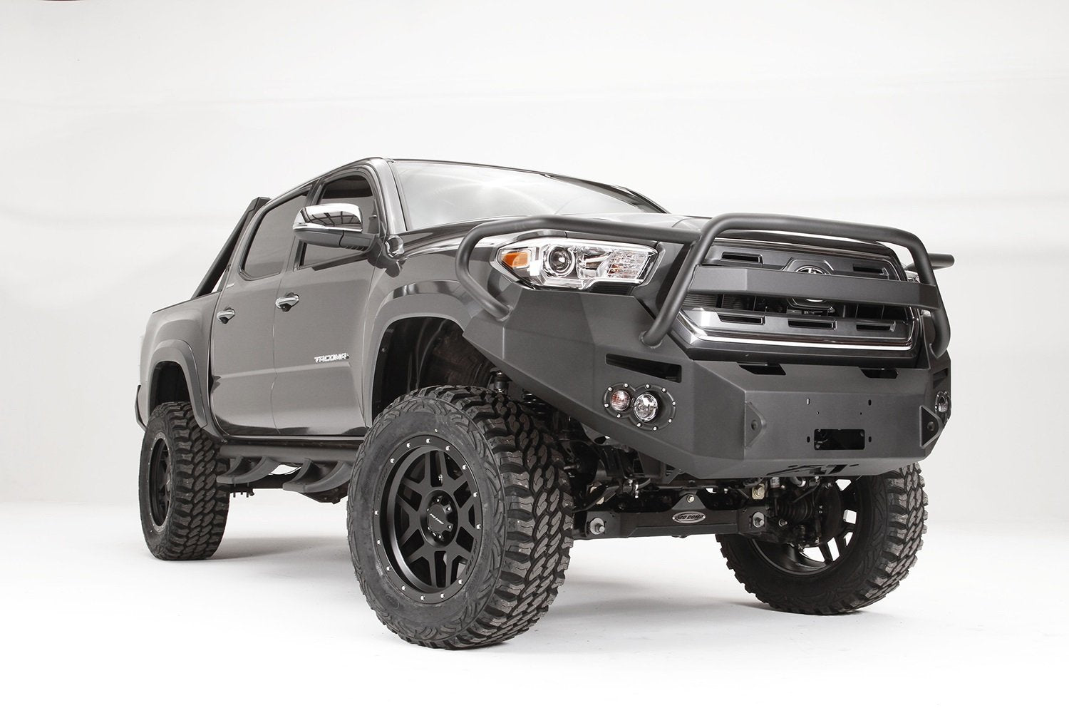 Fab Fours Premium Winch Front Bumper TT16-B3650-B Uncoated/Paintable w/Grill Guard [AWSL]