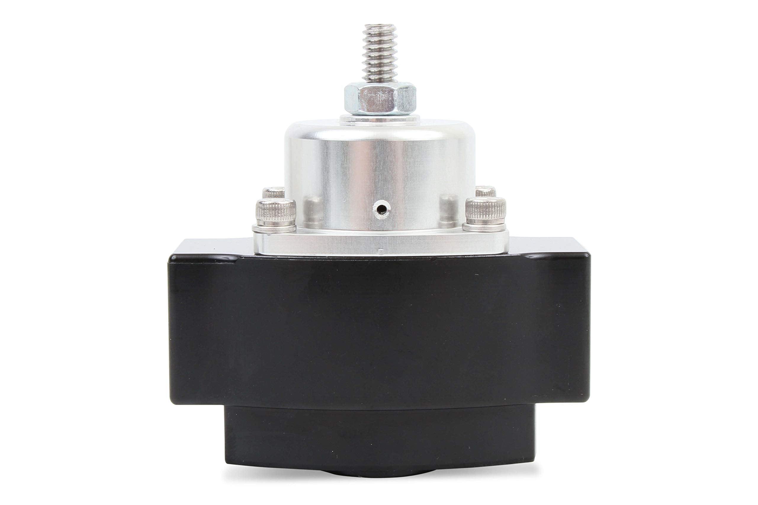 12-841 Holley 4.5-9 PSI Adjustable Bypass Billet Fuel Pressure Regulator with 3/8" NTP Ports