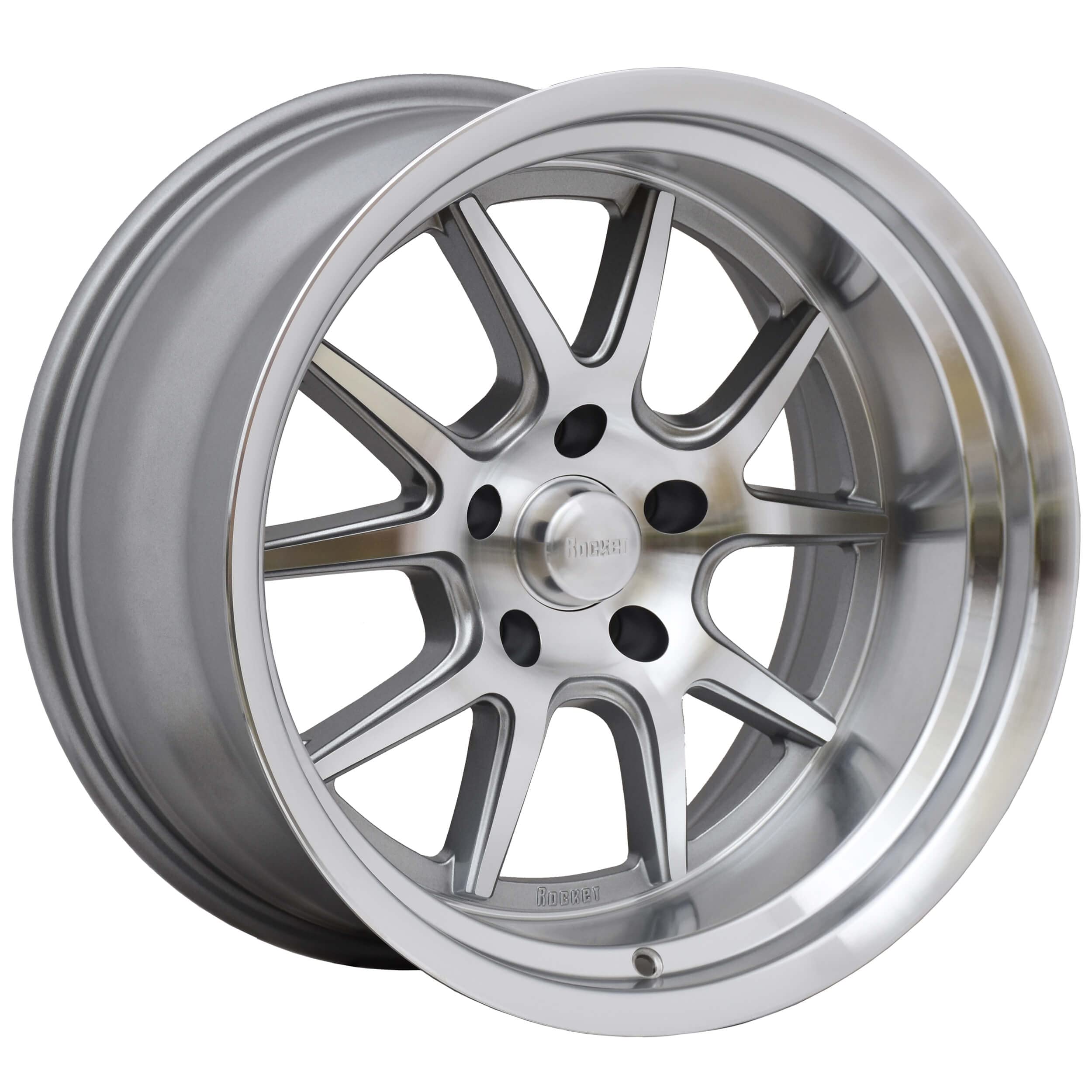 TTR19-816145 Rocket Racing Wheels 18x10 Attack Machined 5x4.75 4.5 bs