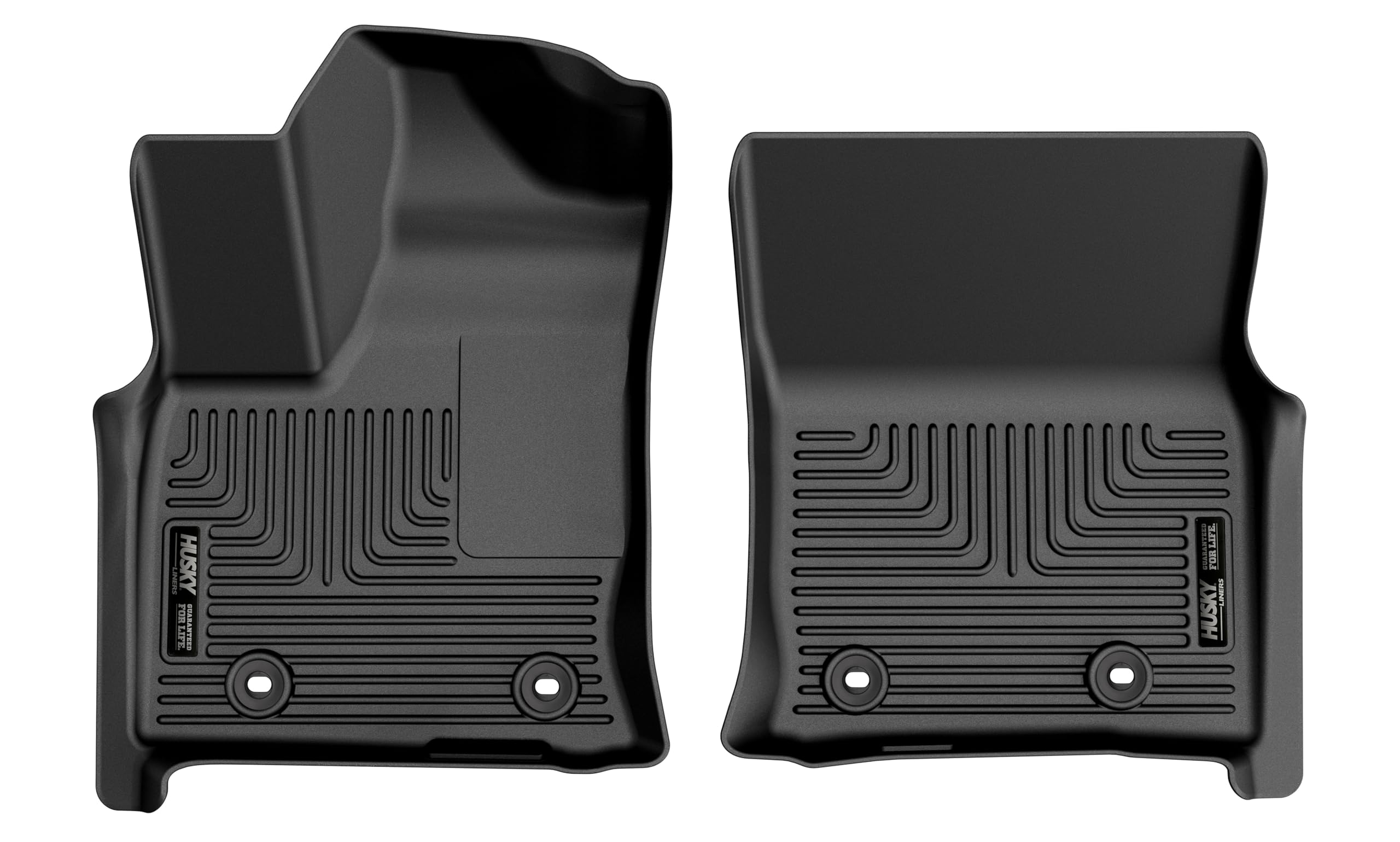 Weatherbeater Husky Liners Floor Mats | Fits 2022-2025 Lexus LX600; 2022-2023 Toyota Land Cruiser | Front Row, 1-pc Black - 15341