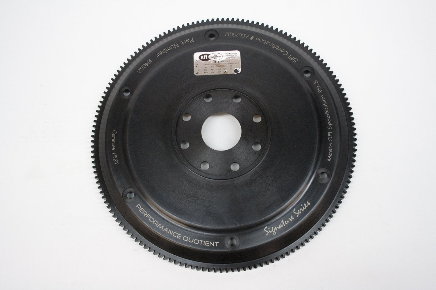 Black Oxide PRW 1840821 Platinum Series Billet Steel 152-Tooth (SFI-Rated 2.93) Internal Balance Flexplate for Dodge Cummins Diesel 6.7L