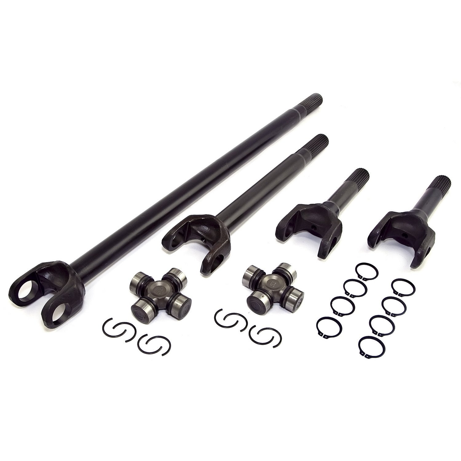 Axle Shaft Kit Alloy USA for Jeep CJ/Scrambler | Front, Wide Track, Dana 30, 27 Spline | 12142 | Fits 1982-1986 Jeep CJ7/Scrambler