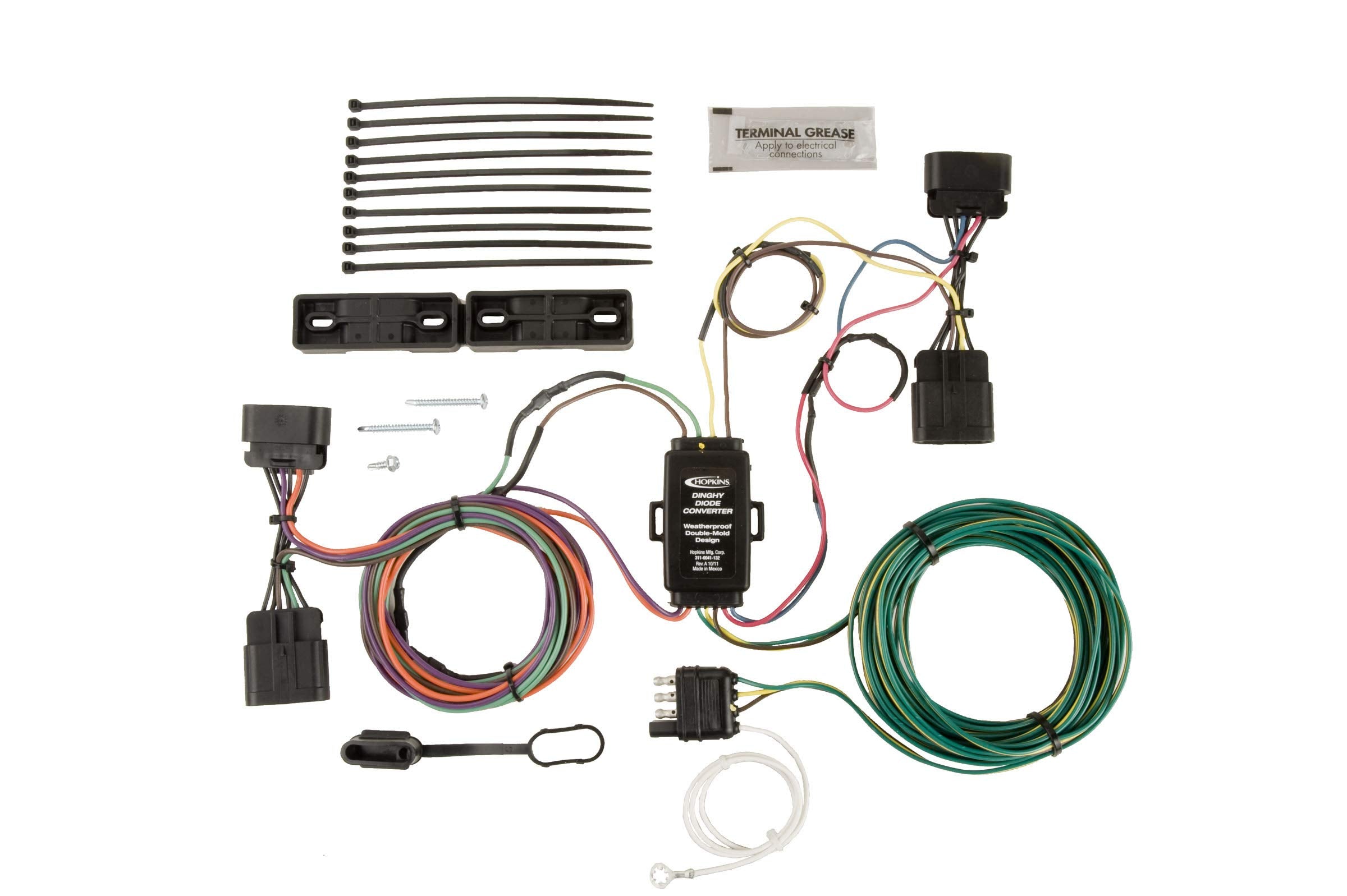 Plug-in Hopkins Towing Solutions Simple Towed Vehicle Wiring Kit 56105