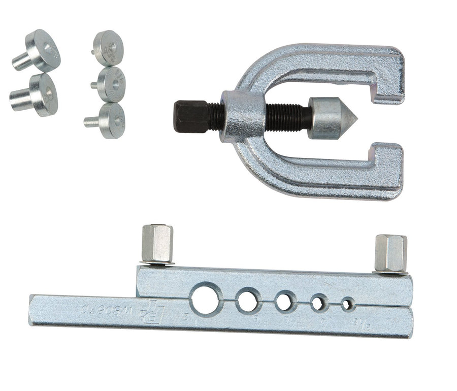 W80670 Performance Tool 7Pc Flaring Tool Set for 3/16, 1/4, 5/16, 3/8 and 1/2-Inch O.D. tubing sizes with Lever Lock Flaring Bar and Storage Case